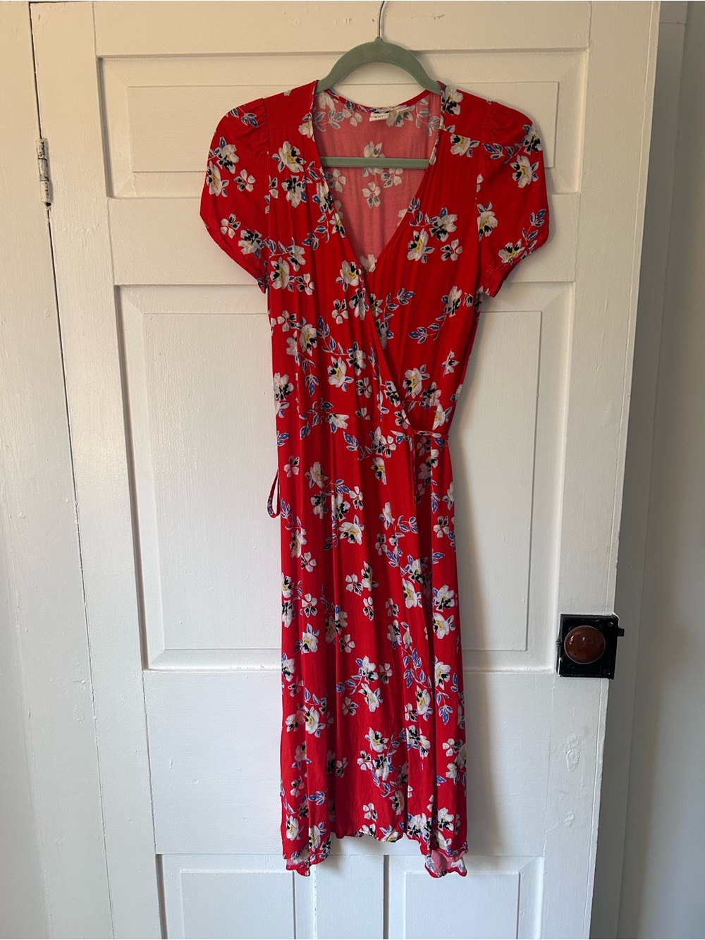 Gap flower summer wrap dress